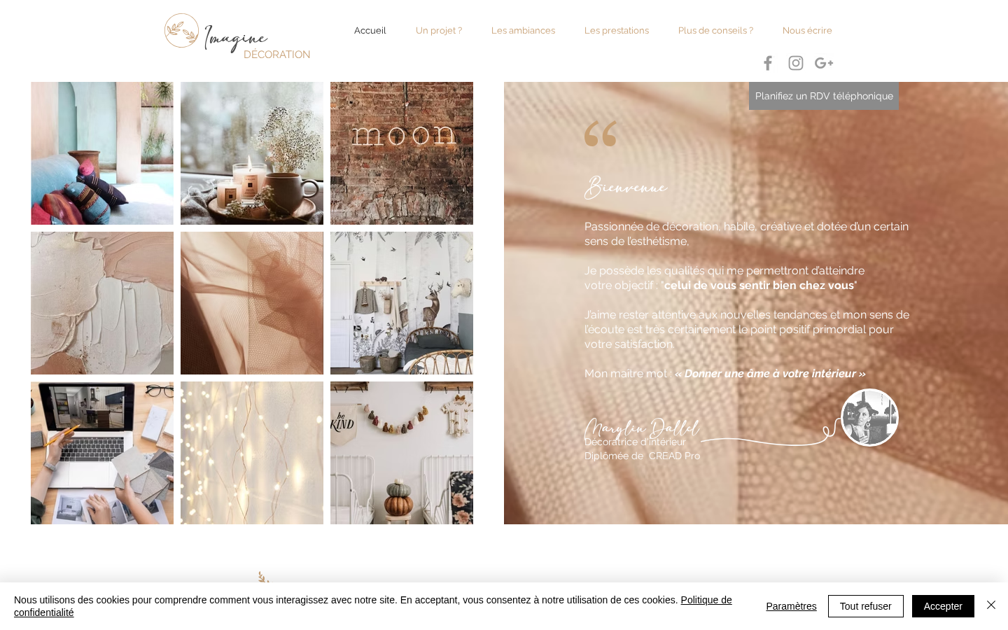 Exemple de site professionnel
